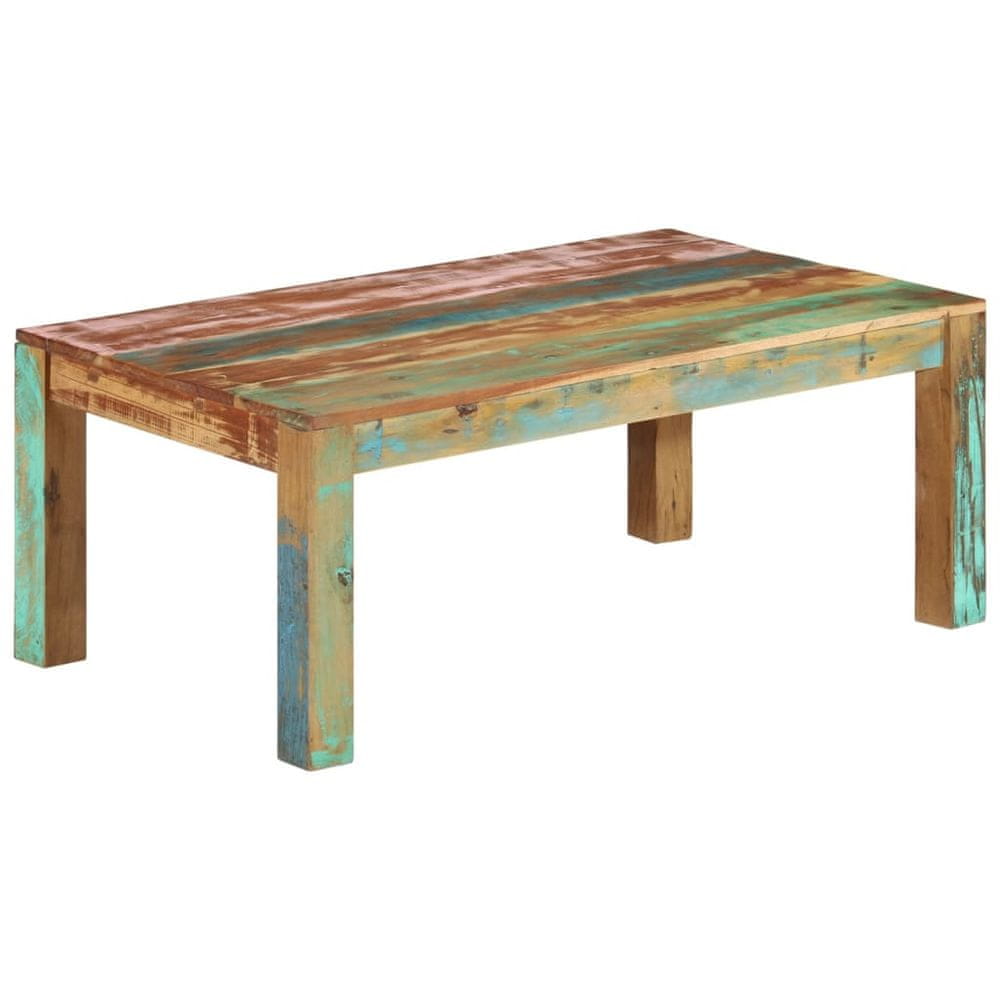 Petromila vidaXL Konferenčný stolík masívne recyklované drevo 100x60x40 cm 